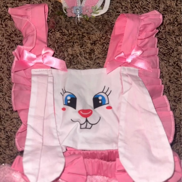 Pink Bunny Kids Costume - Picture 2 of 5